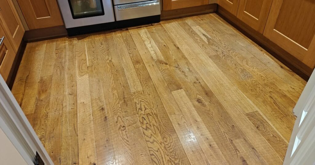engineered oak floor chatter marks